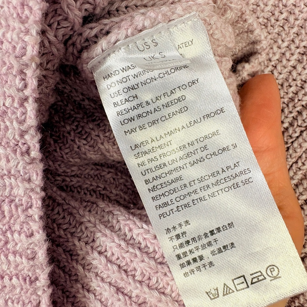 Free People Pink Freya Sweater Ribbed Cotton Short Sleeve with Pocket - Picture 5 of 8